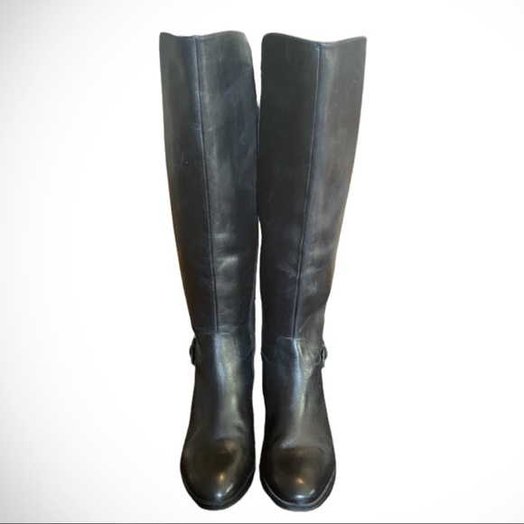 Marc Fisher Damsel Tall Leather Boots - Size 9M - Picture 5 of 14